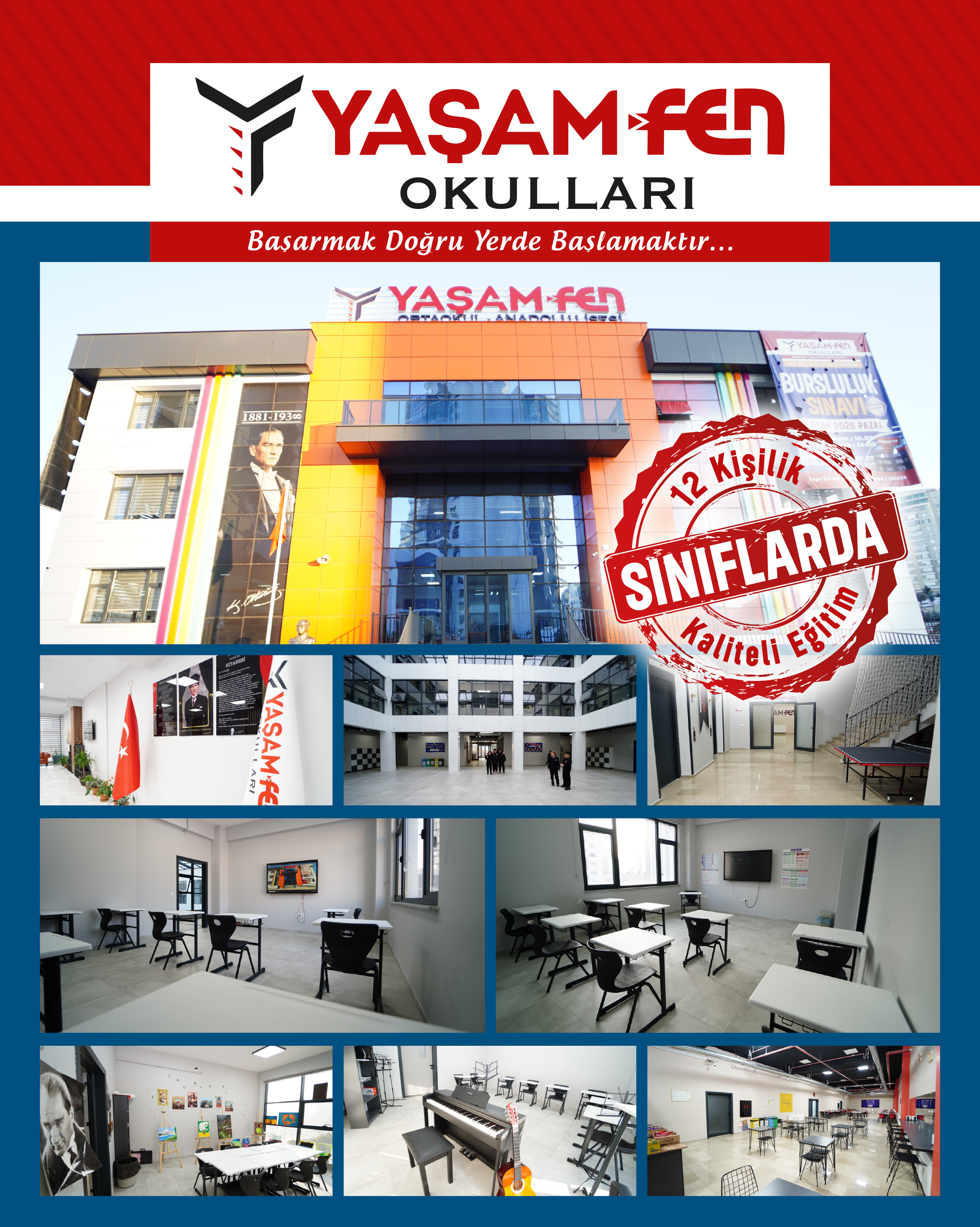 Yaşamfen Okulları Bursluluk Sınavı